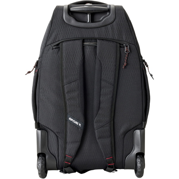 2026 Rip Curl F-Light Hybrid 32L Cordura Wheeled Travel Bag 02FMTB - Black